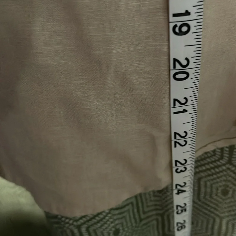 Emily Daniels linen blend sleeveless button down top NWT sizes small & medium - Picture 6 of 7